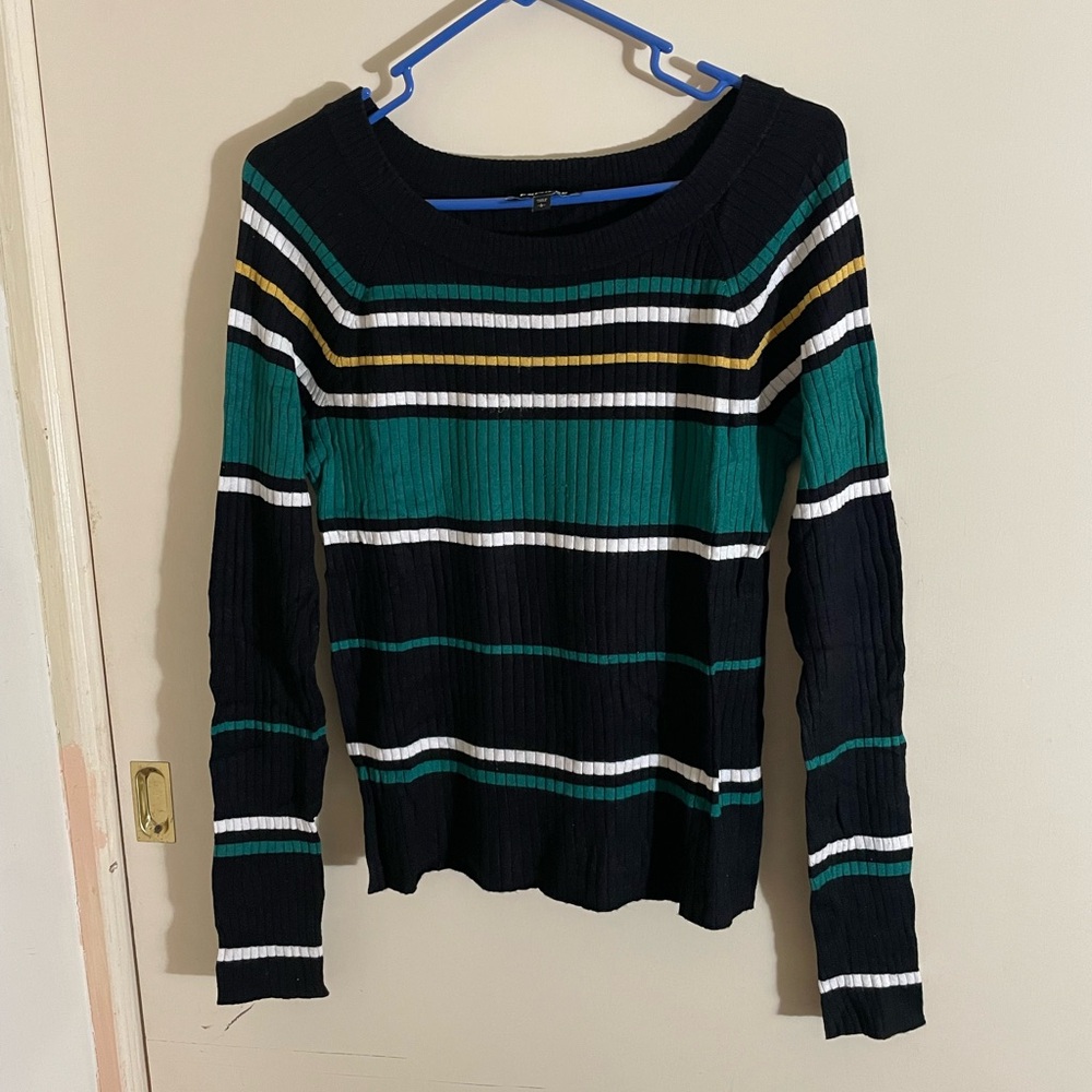 Express striped sweater